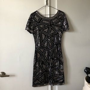 Mini sequin dress